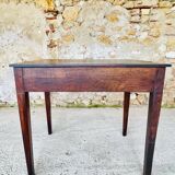 Farmhouse console, in walnut, Directoire, 18th century