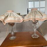 2 vintage bedside lamps