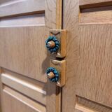 Large solid oak wardrobe - Guillerme & Chambron