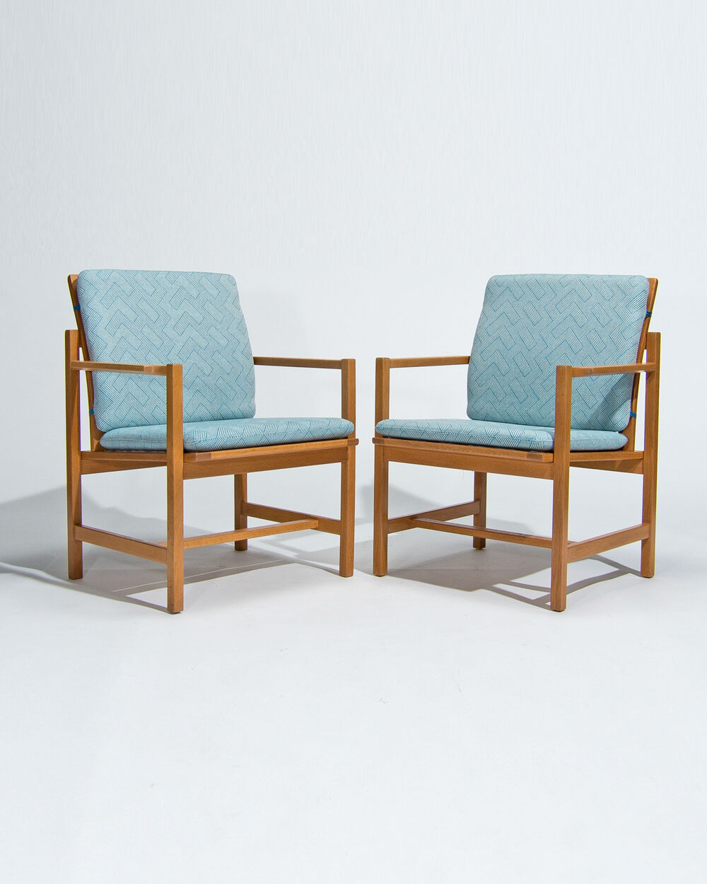 Danish armchairs by Borge Mogensen 1960s