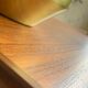 Teak desk on rosewood legs, 60s Norway, vintage