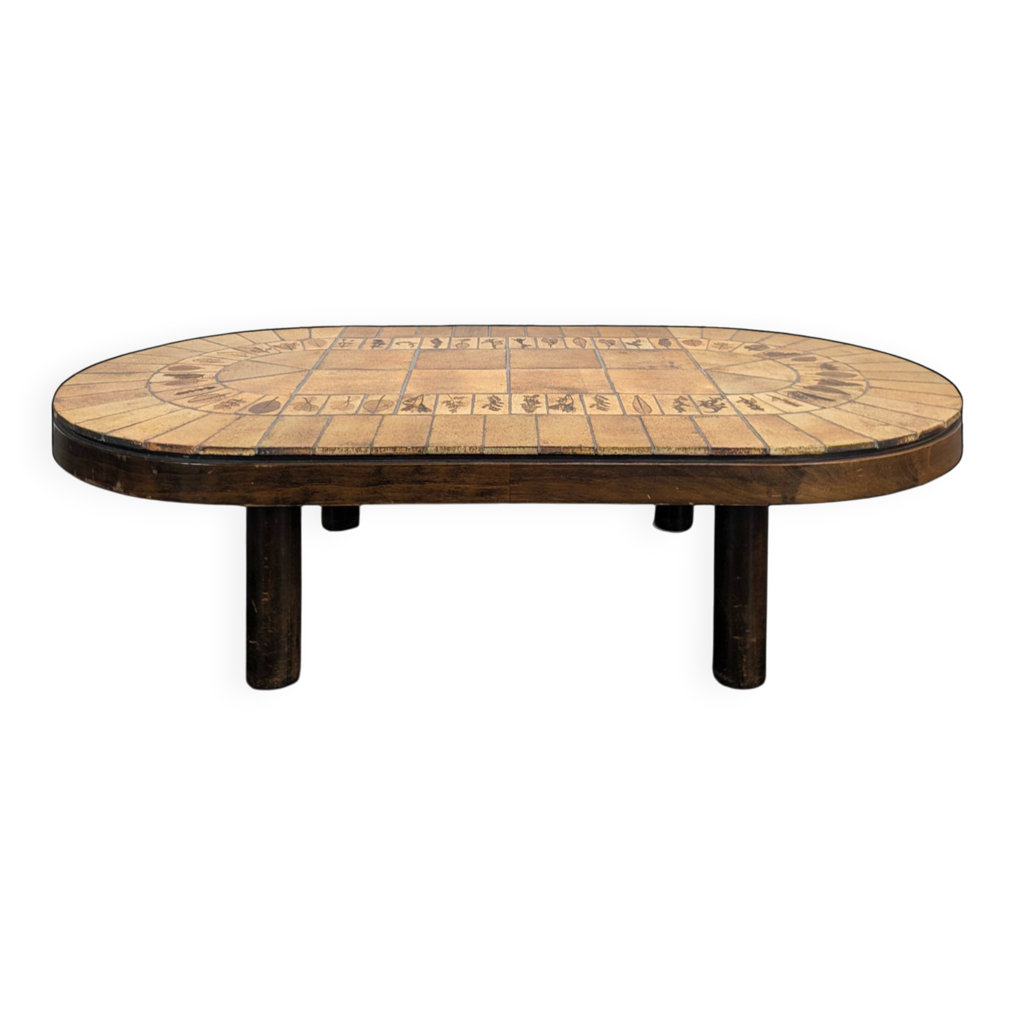 Table basse modèle Herbier de Roger Capron
