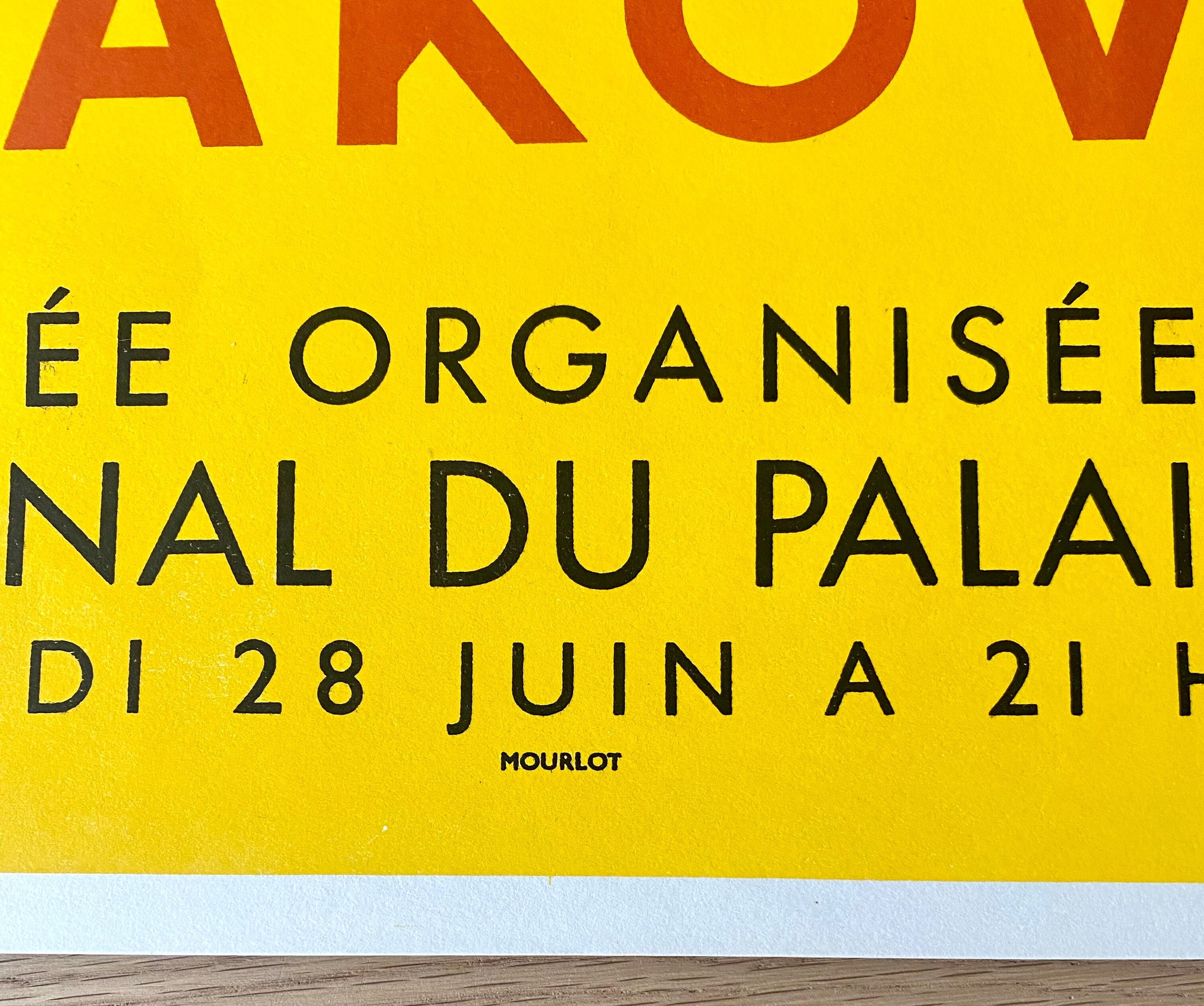 Marc Chagall - Tribute to Maiakovsky - 1963 - Original lithographic poster