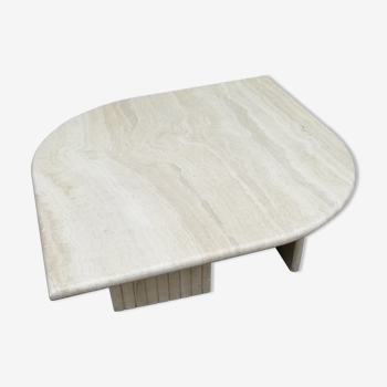 Table basse travertin losange