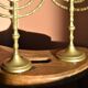 Pair of Menorahs