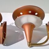 Set de 2 appliques en verre Italie 1960s