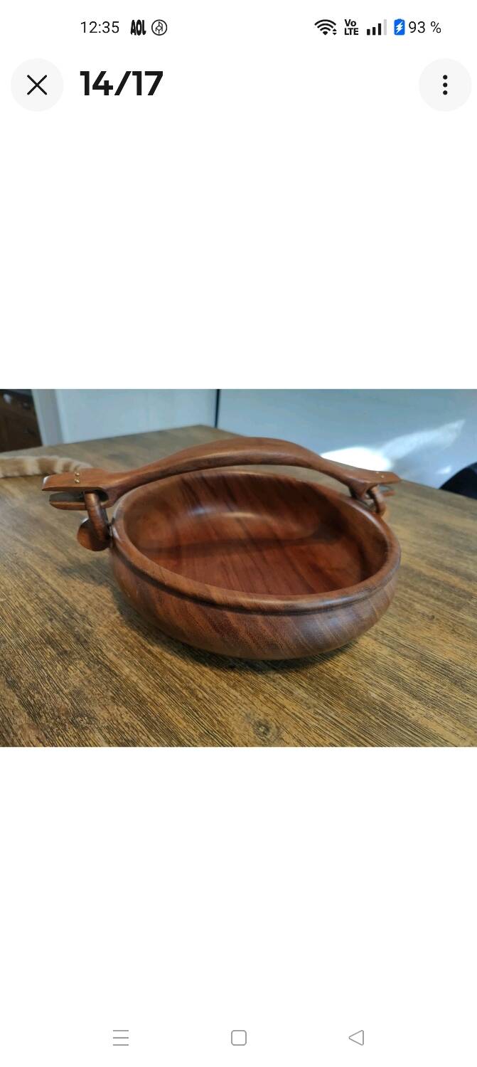 Teak salad bowl/fruit bowl from the 1960s