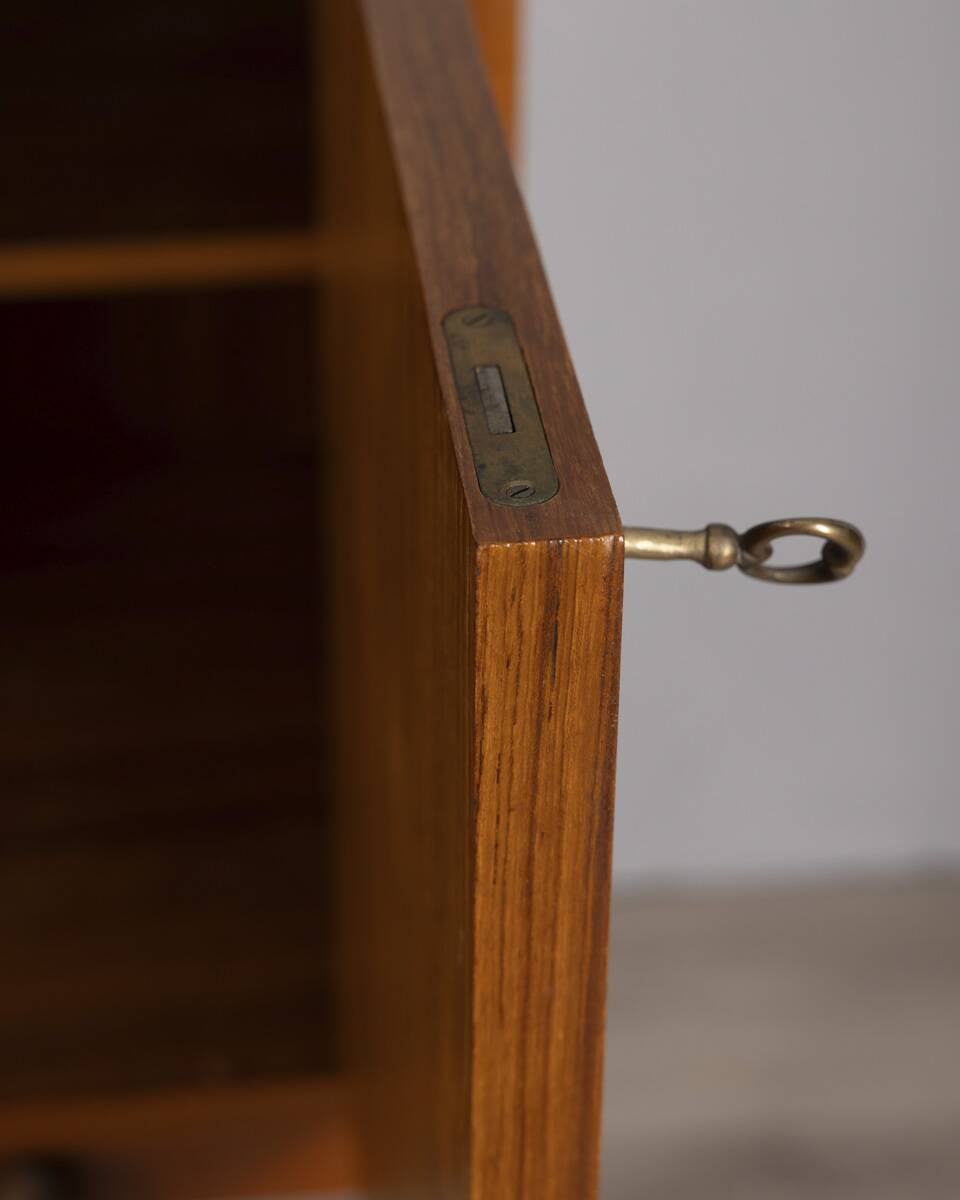 Vintage 1960s teak wood sideboard, italian design