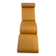 Luxury saddle leather lounge chair