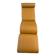 Luxury saddle leather lounge chair