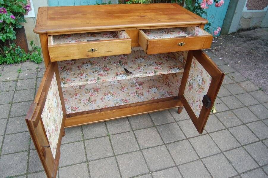 Louis Philippe period sideboard in cherry wood from the 19th century