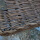 Old suitcase wicker
