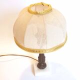 Small bronze foot lamp