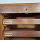 Vintage large oak shutter cabinet | 1930s