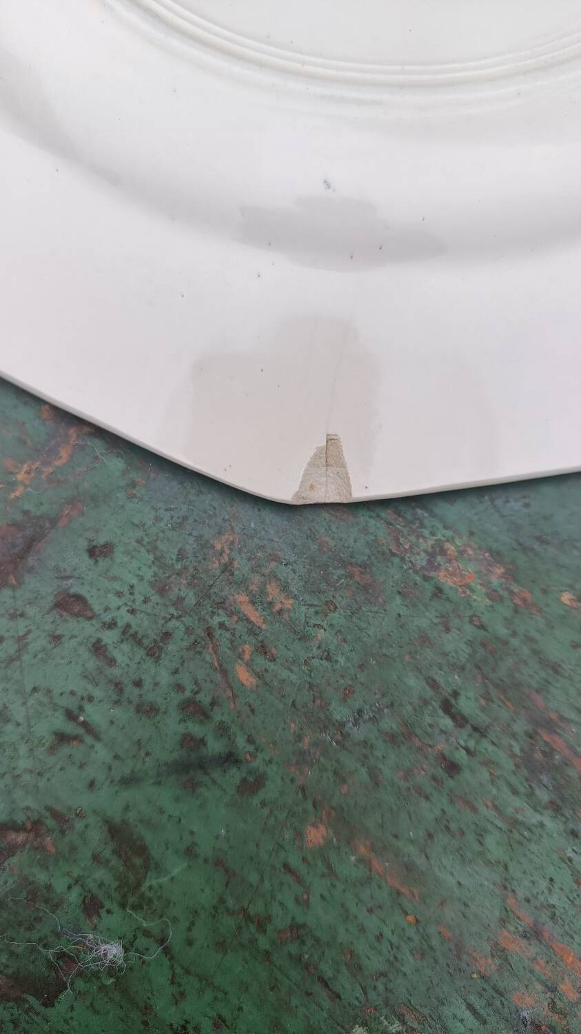 Iron earth dessert plates