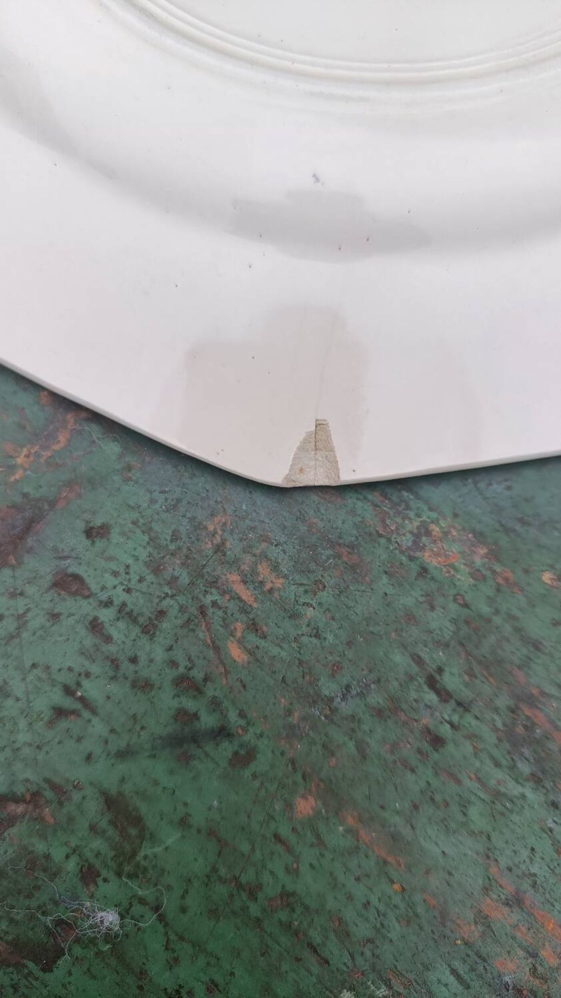 Iron earth dessert plates