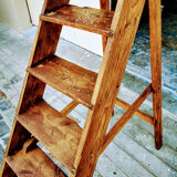 Former wooden painter's stepladder