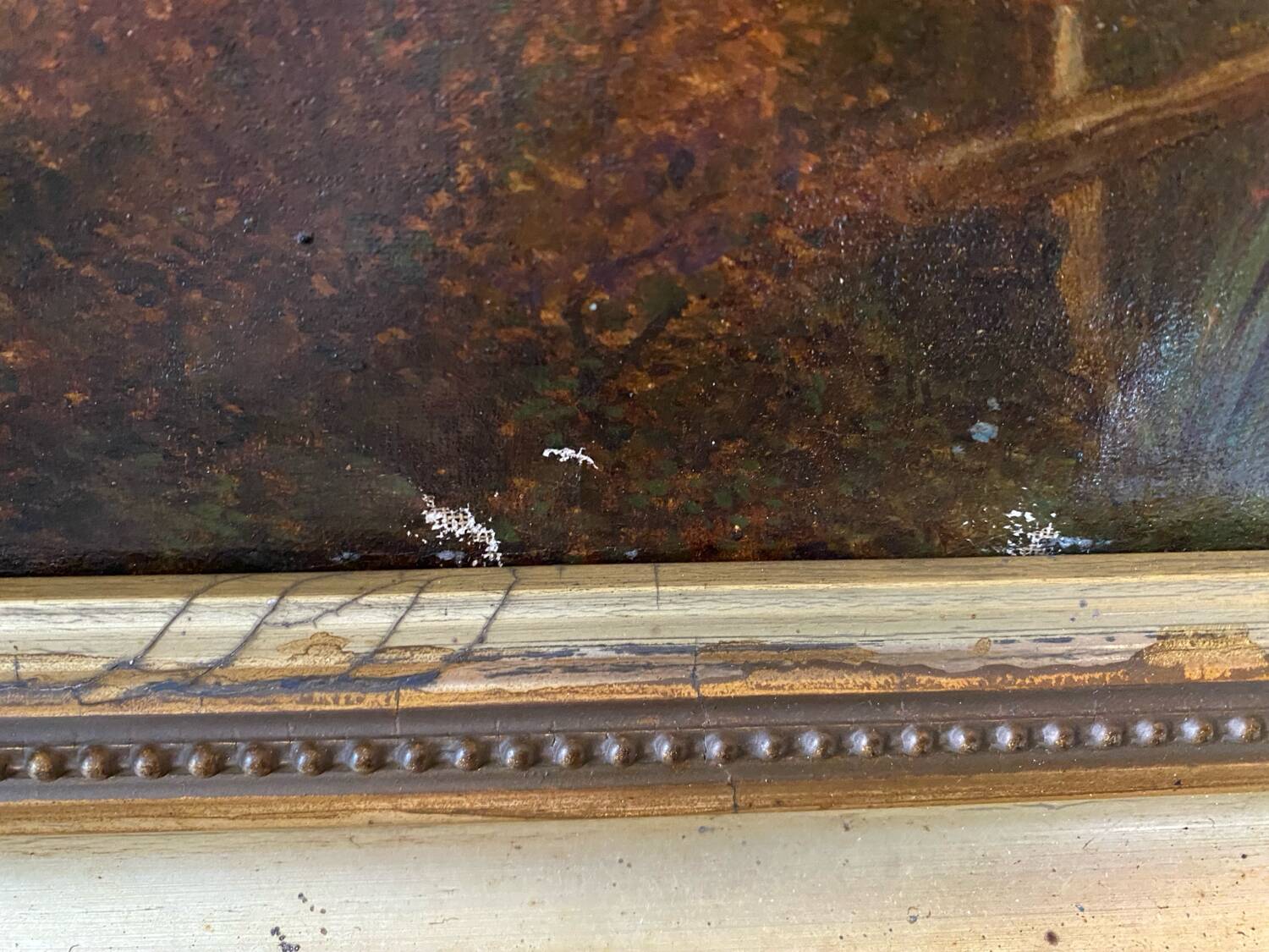Partie de chasse école anglaise du XIXeme siècle
