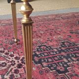 Marble and brass coffee table