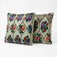 Set of 2 vintage kilim cushion covers 51x51 cm