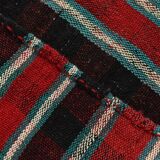 7x10 Kilim Red & Green Striped  Kilim Rug, 202x312Cm