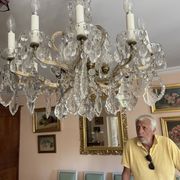 Lustre ancien cristal fabrication française