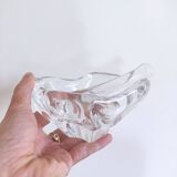 Daum crystal ashtray and its pestle - 50s