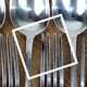Tribaudeau silver-plated cutlery set "Blanc 84" for 24 place settings.