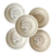5 deep plates, KG Lunéville, Lorraine model, 1910s