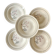 5 deep plates, KG Lunéville, Lorraine model, 1910s