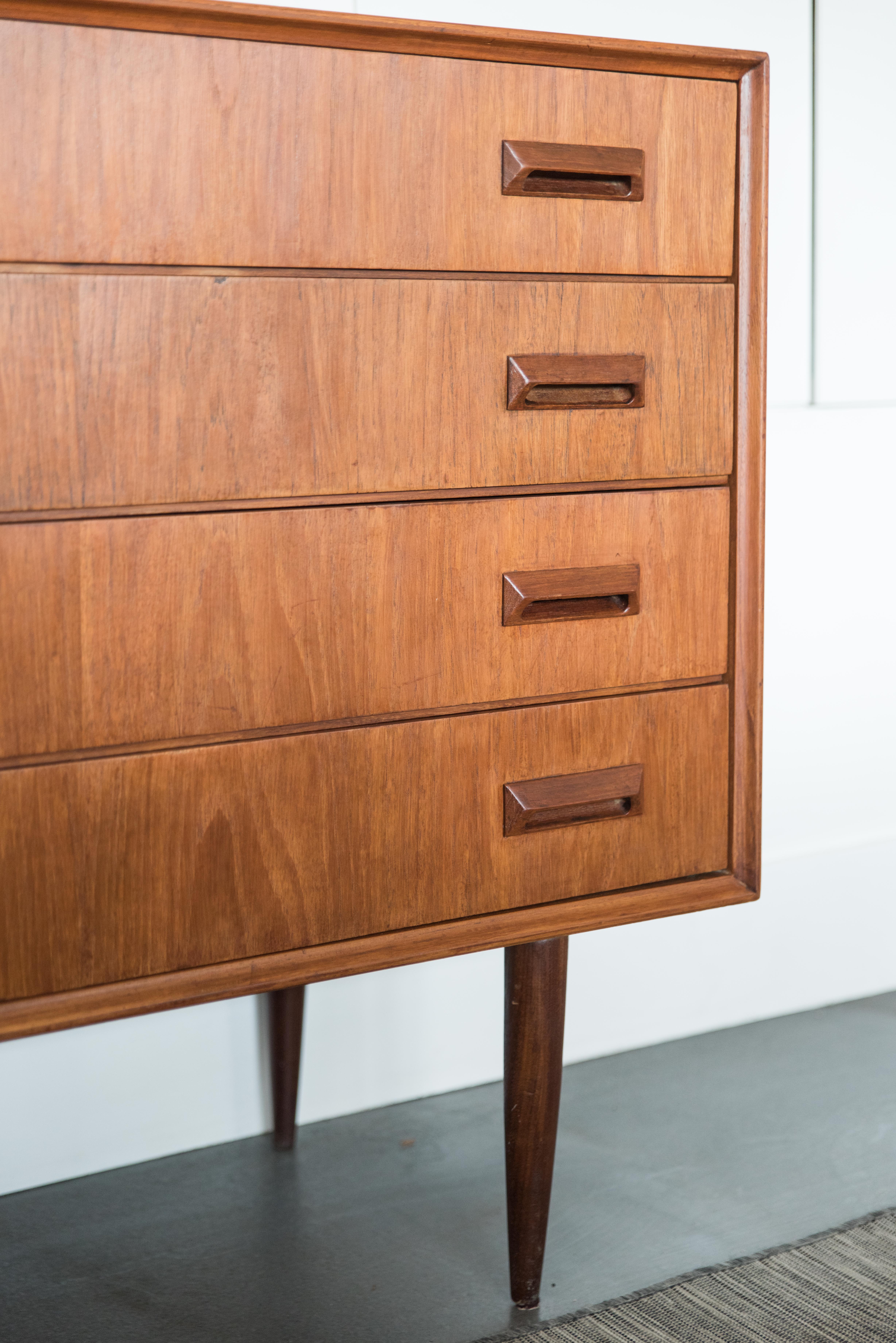 Scandinavian teak dresser
