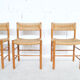 4 chairs Dordogne 60's Robert Sentou