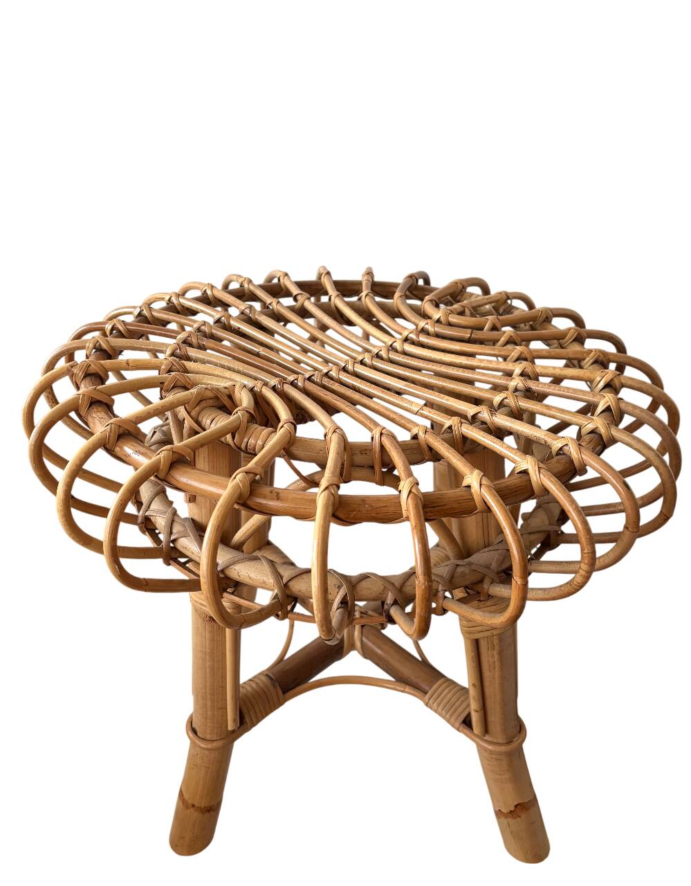 Franco Albini rattan side table 1960