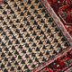 Vintage Indian Carpet Seraband handmade 65cm x 125cm 1970s, 1C801