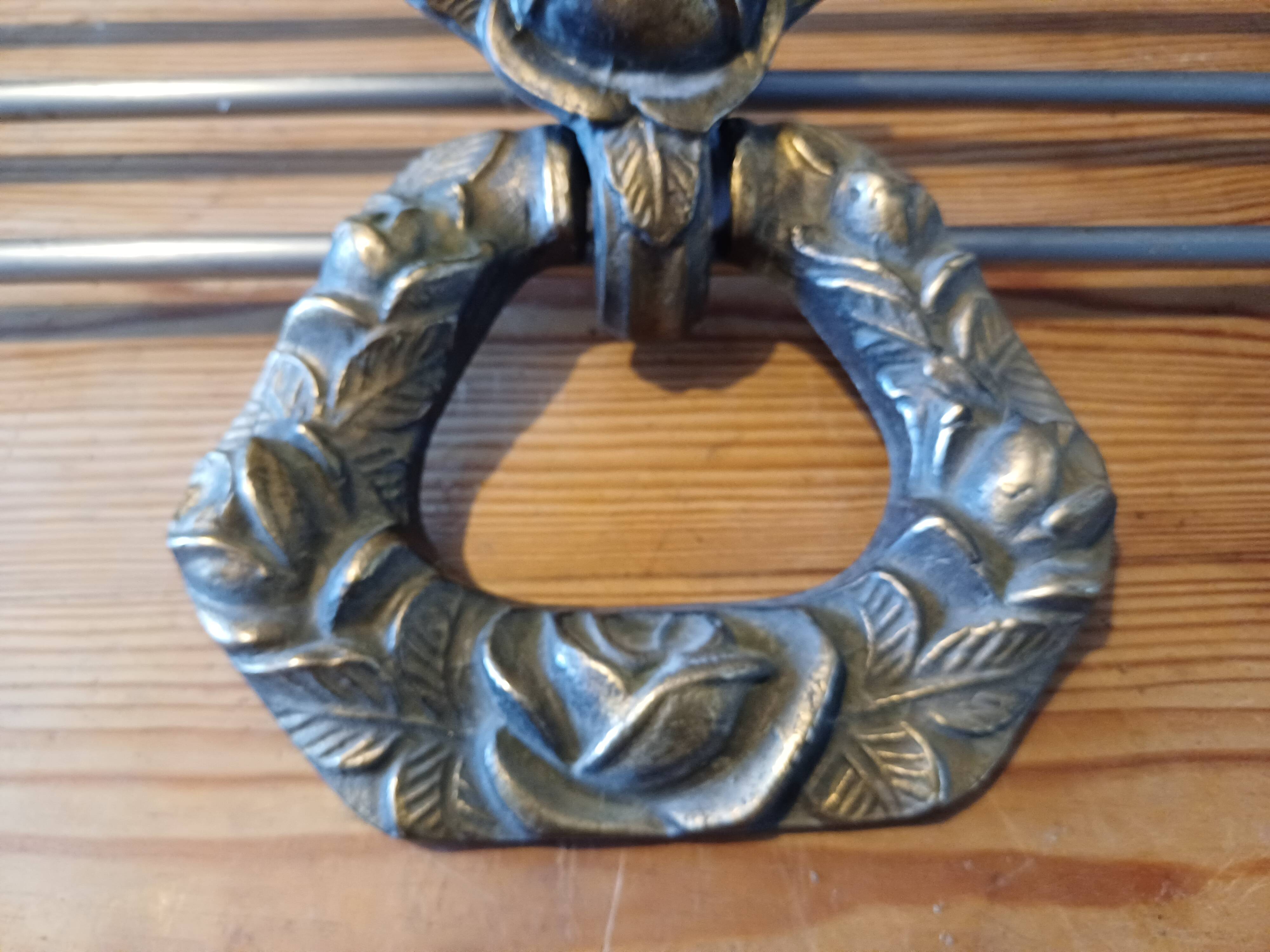 19th century bronze door knocker