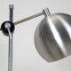 Mid-century double-spot floor lamp / aluminum / 1960s–1970s / space age / Danish modern design