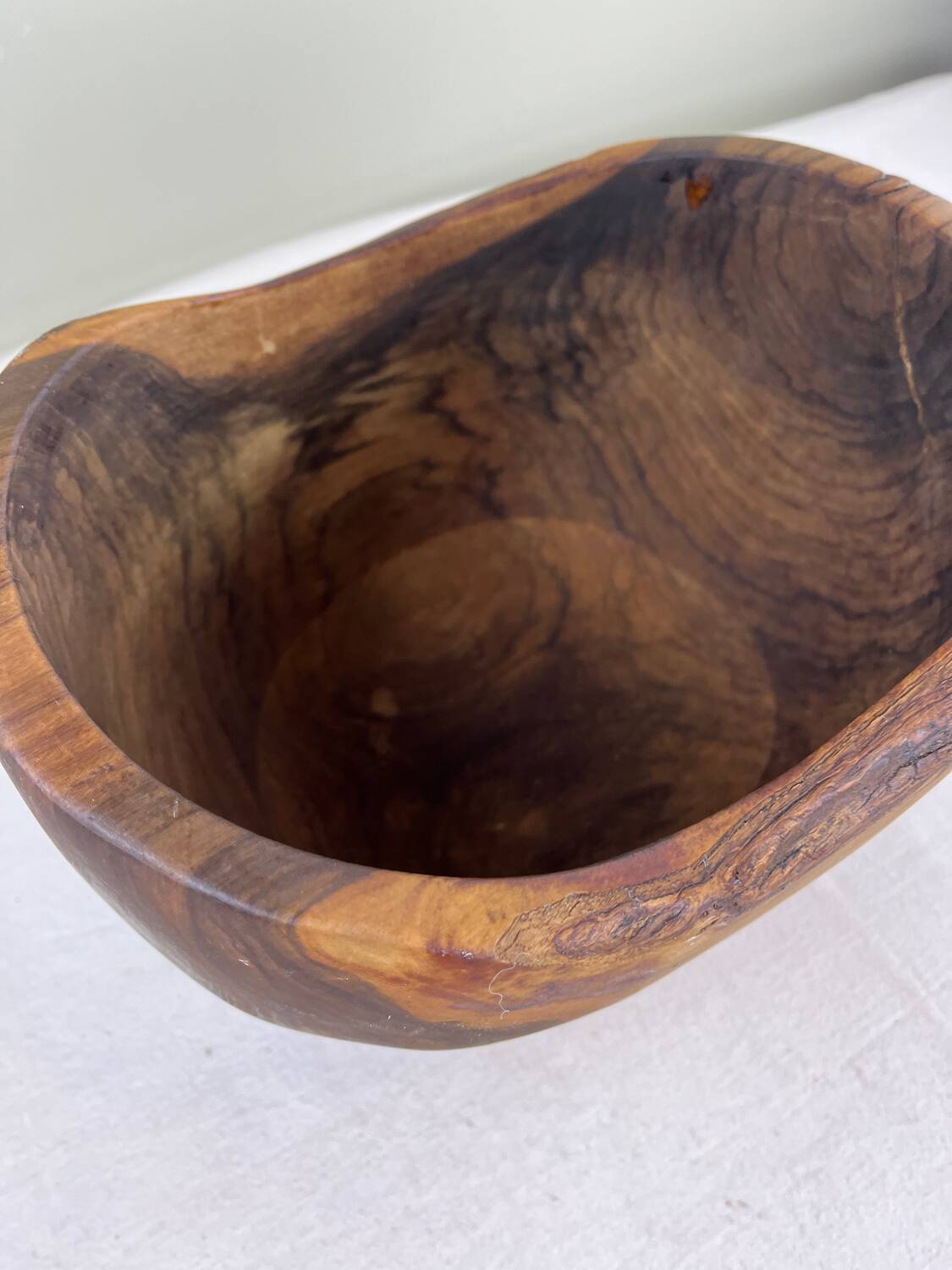 Saladier en bois d’olivier