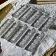 Set of 10 Vintage Cut Crystal Knife Rests // Tableware