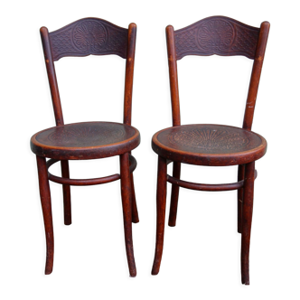 Paire de chaise bistrot Kohn