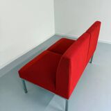 Vintage 2-seater sofa from the 70s, Artifort design, red