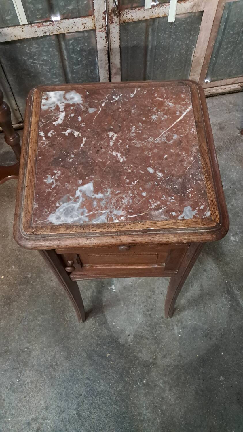 Art nouveau bedside table