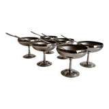 Stainless steel ice cream bowls Letang & Rémy