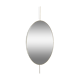 Vintage oval mirror from the 1960s