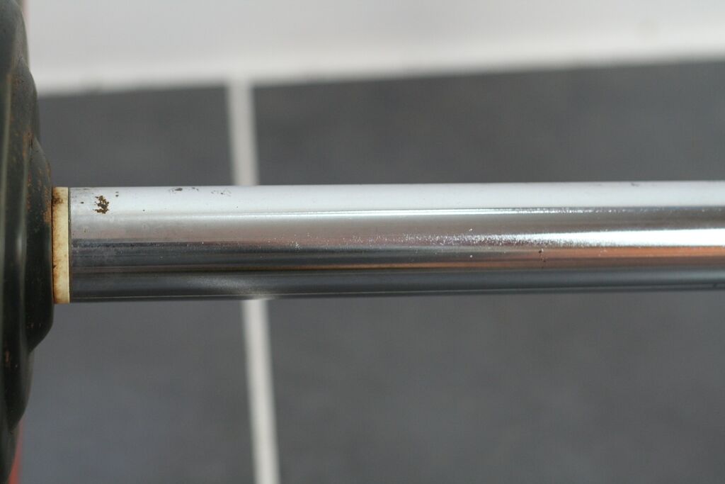 Vintage red swivel desk 70s