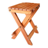 Small folding wooden stool, 1970