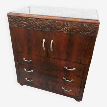 Art deco chest of drawers