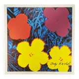 1980s Andy Warhol "Flowers" Limited Edition Lithograph by CMOA.