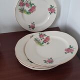 Tasses et assiettes dessert Anglaises Royal Tudor