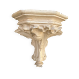 Old plaster wall console