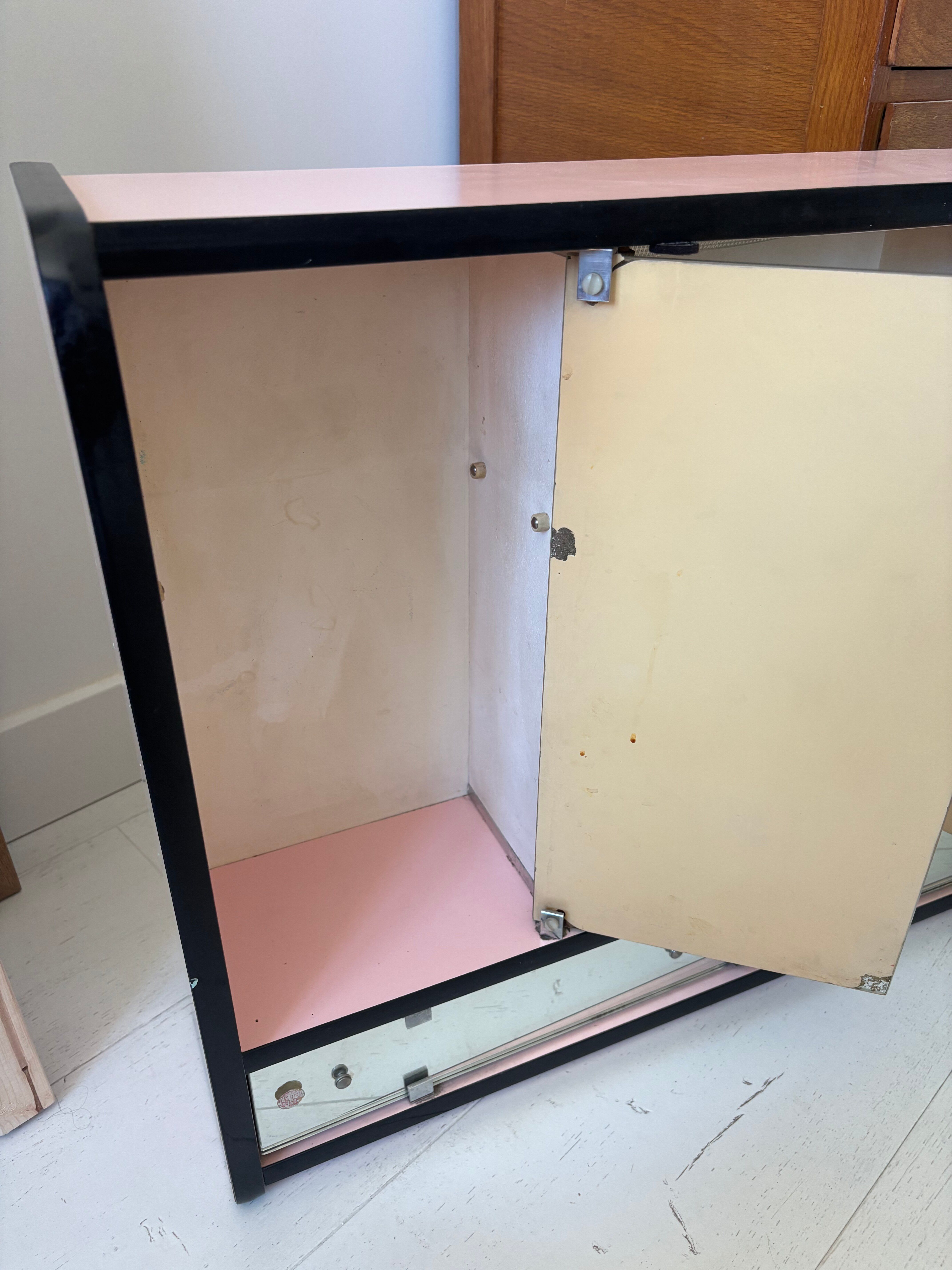 Vintage Formica bathroom cabinet